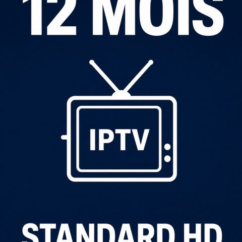 Abonnement IPTV 12 Mois — Standard